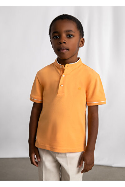 MAYORAL Boy's Mao Collar T-Shirt 3102