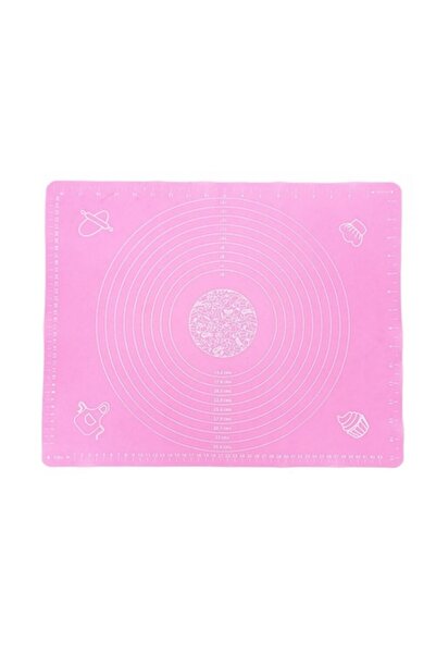 OEM Silicone Food Kneading Mat, Heat Resistant, 40x50CM, Pink
