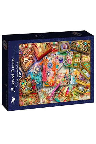 Bluebird Παζλ 500 κομμάτια - Έιμι Στιούαρτ: Το Γραφείο της Junk Journaler (Bl...