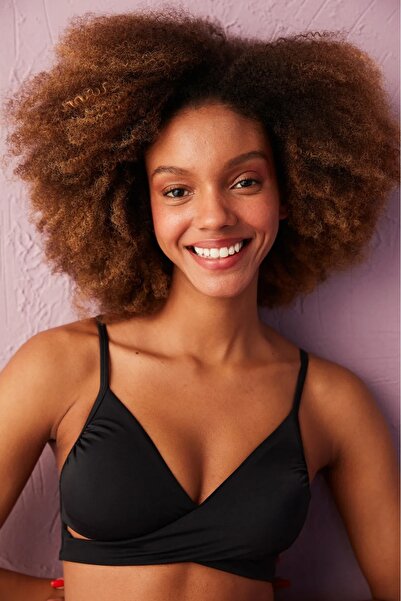Penti New Basic Black Wrappy Bikini Top