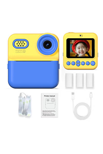 ZONBON كاميرا رقمية فورية الطباعة بالألوان بدقة 1080 بكسل عالية الوضوح، مزودة...