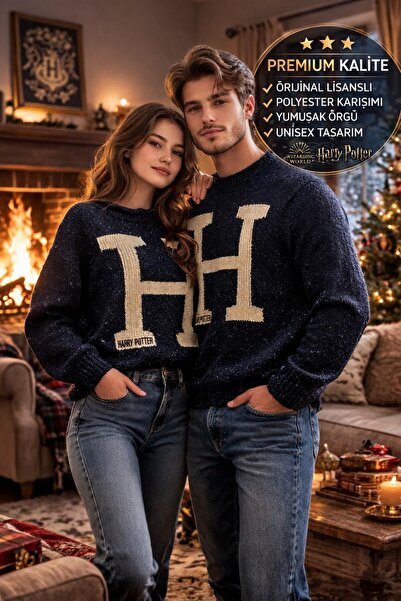 TOYFEST Ліцензований светр з літерою H з серії «Гаррі Поттер» Колекція Моллі ...