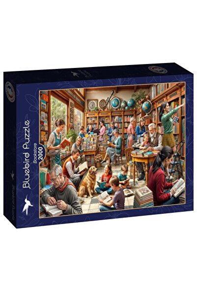 Bluebird Puzzle 2000 pieces - Rafael Trujillo: Bookstore (Bluebird-Puzzle-F-9...