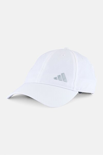 adidas Women Brand Logo Sports Cap, White/Green