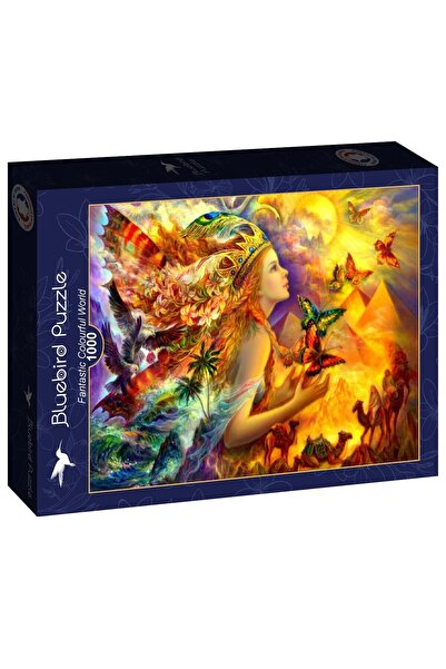 Bluebird Puzzle 1000 pieces - Nadia Strelkina: Fantastic Colorful World (Blue...