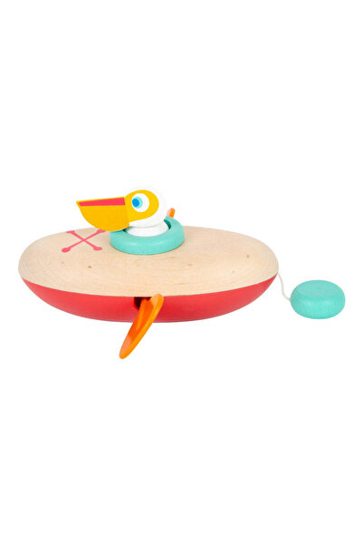 Small Foot Water toy, Small Foot, Little Pelican with Canoe, 2 years+