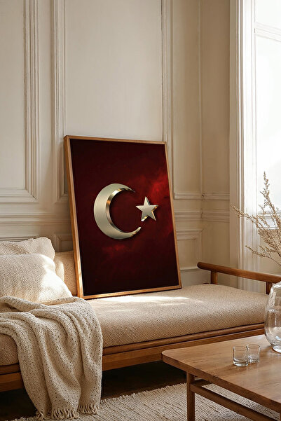 Dekorsiahome Tablou dintr-o singură bucată cu ramă din lemn TK3654