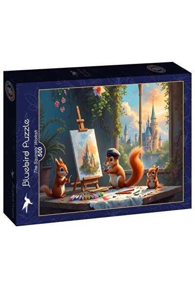 Bluebird Puzzle 500 pieces - The Squirrels' Workshop (Bluebird-Puzzle-F-91009)