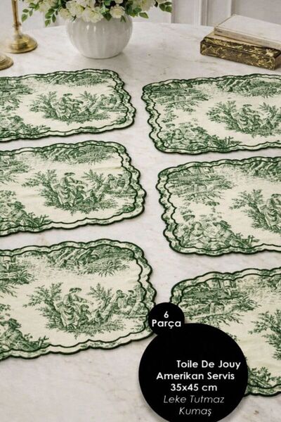 Bugaboo Amerikan Servis 6 Parça (yeşil)