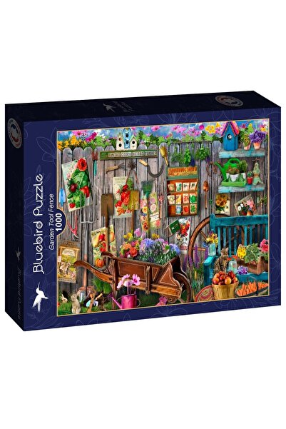 Bluebird Puzzle 1000 piese - Dominic Davison: Garden Tool Fence (Bluebird-Puz...