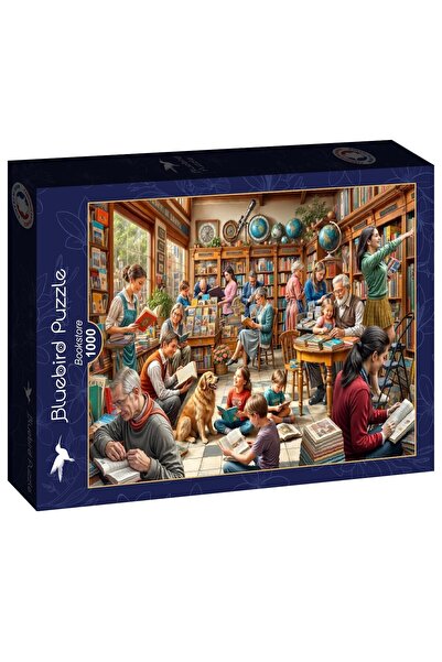 Bluebird Puzzle 1000 piese - Rafael Trujillo: Bookstore (Bluebird-Puzzle-F-91...