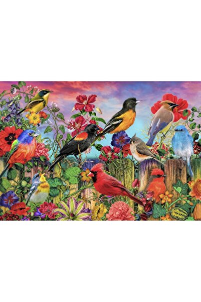 Bluebird Puzzle 1000 pieces - Aimee Stewart: Birds and Blooms Garden (Bluebir...