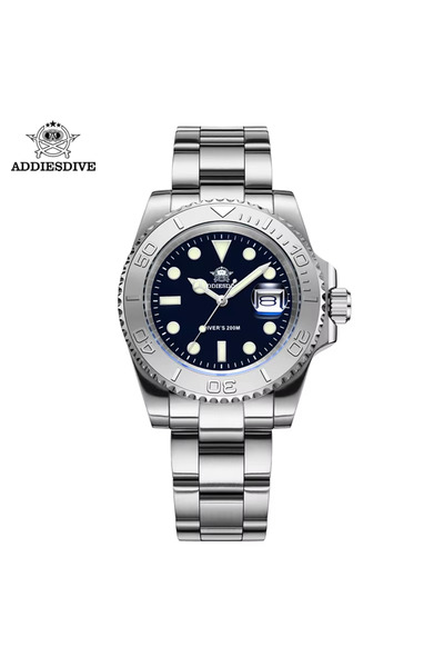 Choice4 silvery ADDIESDIVE Luxurious Men's Analog Quartz Watch BGW9 Luminous ...