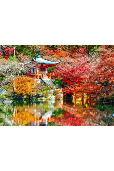 Bluebird Puzzle 500 piese - Temple Daigo-ji en Automne, Kyoto (Bluebird-Puzzl...