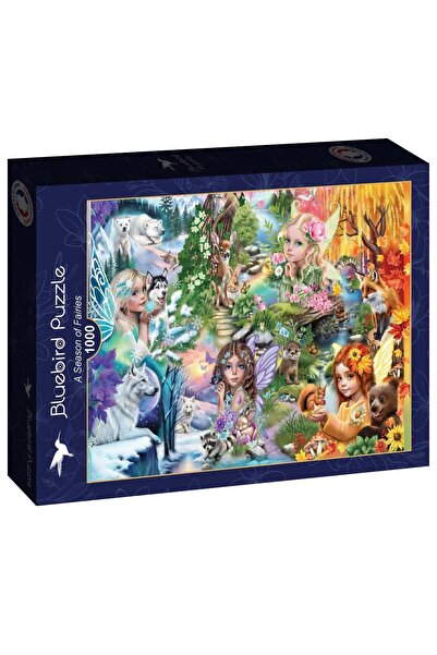 Bluebird Puzzle 1000 piese - Sheena Pike: A Season of Fairies (Bluebird-Puzzl...