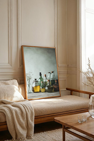 Dekorsiahome Tablou dintr-o singură bucată cu ramă din lemn TK3642