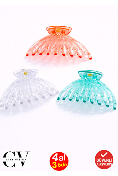 cityvision 3 Pieces Claw Model Orange Transparent Green Color 12 cm Large Siz...