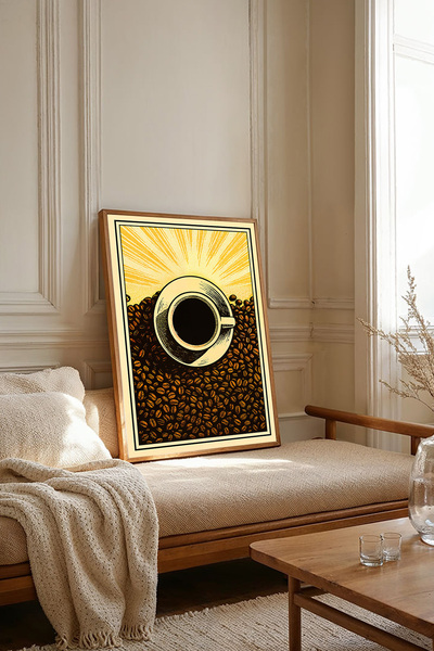 Dekorsiahome Επιτραπέζια ζωγραφιά με ξύλινο πλαίσιο ενός τεμαχίου TK3637