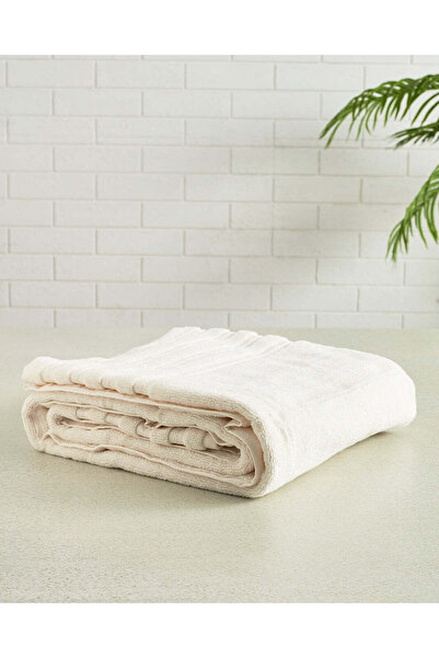 REDTAG Cream Luxury Cotton Beach Towel