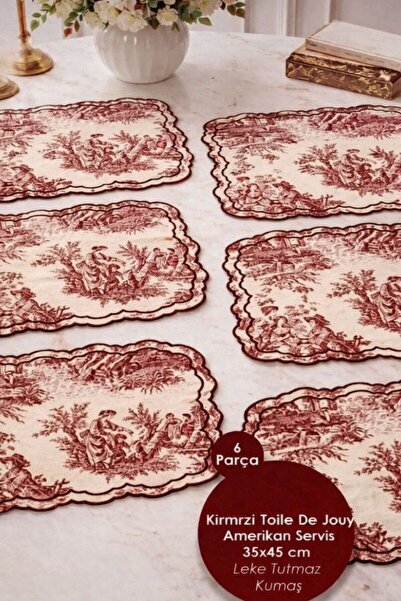 Bugaboo Amerikan Servis 6 Parça (kırmızı)