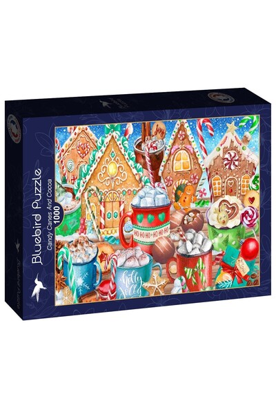 Bluebird Παζλ 1000 κομμάτια - Ζαχαρωτά Μπαστούνια και Κακάο (Bluebird-Puzzle-...