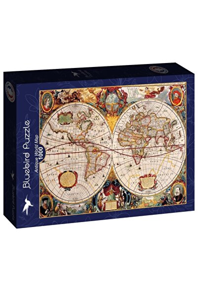 Bluebird Puzzle 1000 pieces - Antique World Map (Bluebird-Puzzle-F-91104)