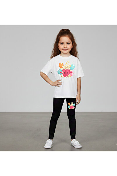 CACTUS COLLECTION Popcorn Printed Top and Bottom Set T-Shirt Tights
