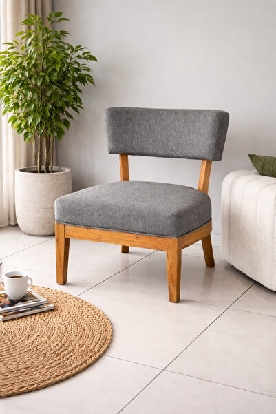 Karma Modern Lounge Berjer – Masif Gürgen Iskelet – Baby Face Premium Kumaş –...