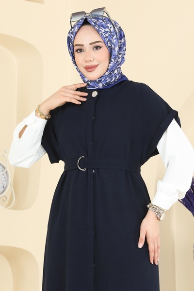 ModaMerve Belden Bağcıklı Gömlek Takım 3274HBS856-MS Laci