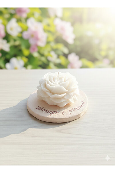 Roots&Flame Lumânare parfumată- Flower Bloom- Bujor