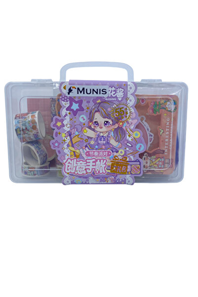 MUNIS Kawaii World Sürpriz Sticker & Washi Bant Seti