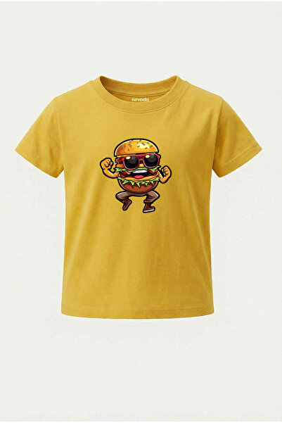 nirvoda Tricou pentru copii Dancer Hamburger cu imprimeu Tricou pentru copii