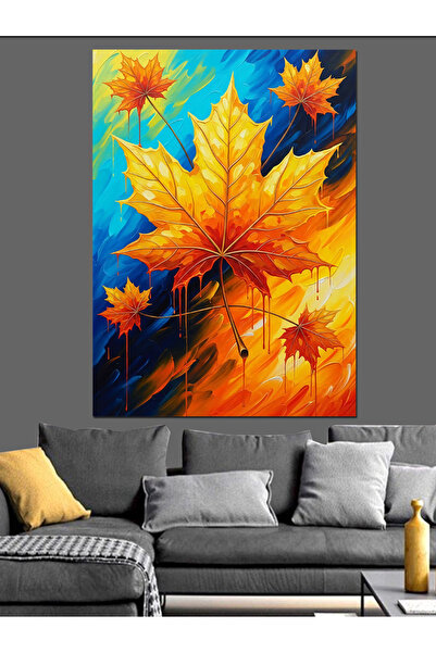 KanvasSepeti Prim-plan Pictură în ulei de înaltă calitate texturat Canvas Can...