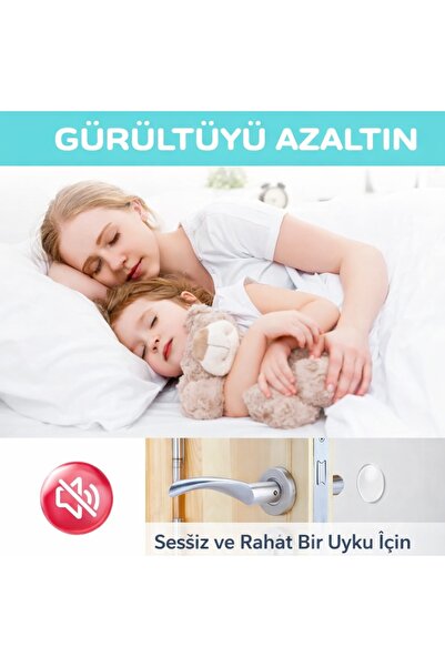 obrigado 6’lı Şeffaf Silikon Kapı Durdurucu – Gürültü ve Çarpma Önleyici