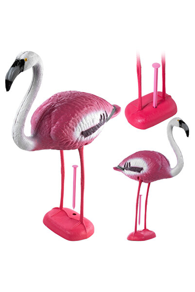 KADAX Figura Figurka Ogrodowa 80cm Ozdoba Ptak Flaming Duża Dekoracja Ogrodu xxl