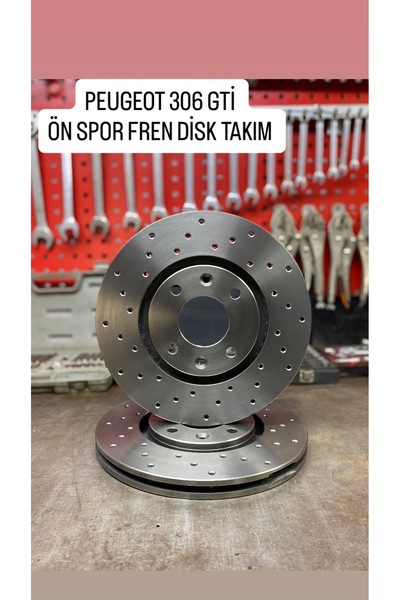 PEUGEOT 306 GTİ ÖN SPOR FREN DİSK TAKIM (283mm)