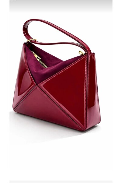 themoiss The Moiss Special Design Geometric Burgundy Color Women's Hand and S...