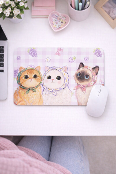 Hayali Şeyler Desenli Mousepad 17x21 cm 2mm – Kaymaz Tabanlı Masaüstü Mousepad