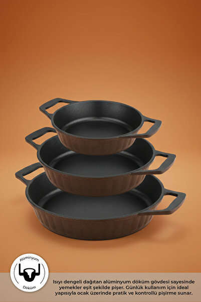 Bambum Lisbon 3-Piece Sahan Set Black