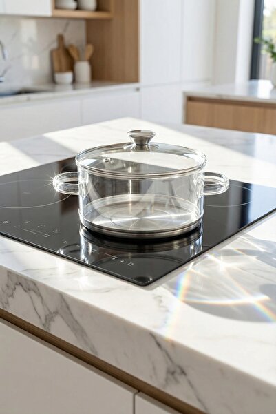 ACAR Pureglass Heat Resistant Glass Pot - 20 cm - 3.5 L