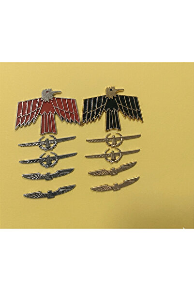 lina oto aksesuar 10 Pieces of Metal Nuts with Emblem Tape