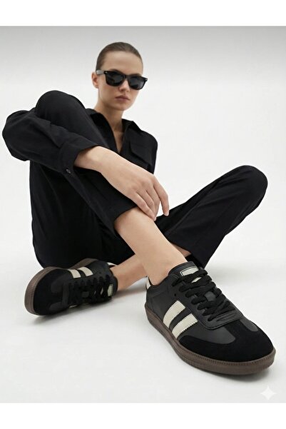 Magmag Samba Style Black Cool Unisex Snaker Shoes