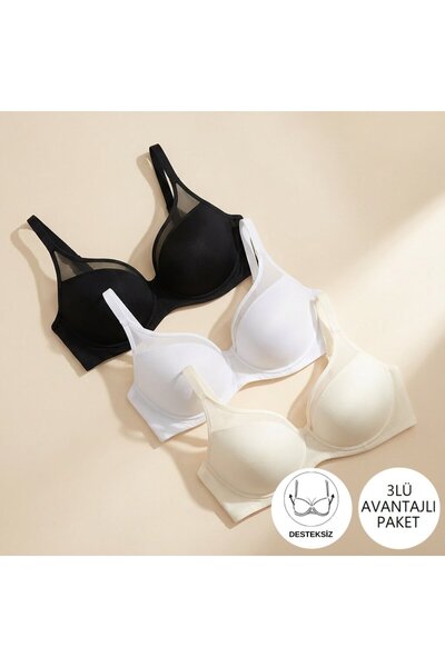 Nurteks Intimo Donna Merry unpadded unsupported stylish bra