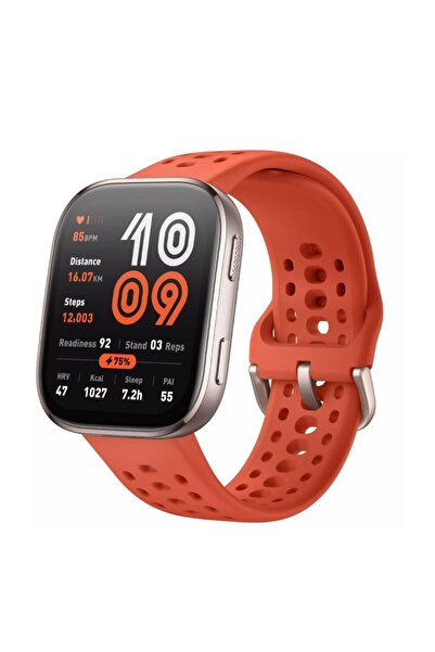 Amazfit Smartwatch Huami Bip 6 1.97" AMOLED, GPS, 5ATM, 140+ Sports, Red