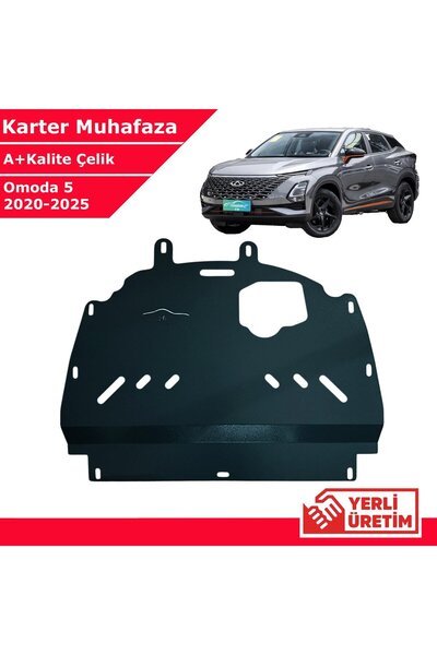 3 Tıkla Chery Omoda 2020-2025 Çelik Karter Muhafaza Çelik Koruma Sacı A+ Kalite Yerli Üretim