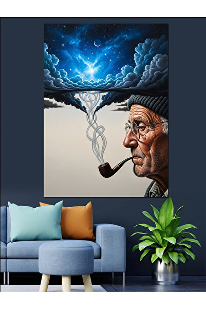 KanvasSepeti Pipo Innered Bilge Υψηλής ποιότητας ελαιογραφία d Με υφή Καμβάς ...