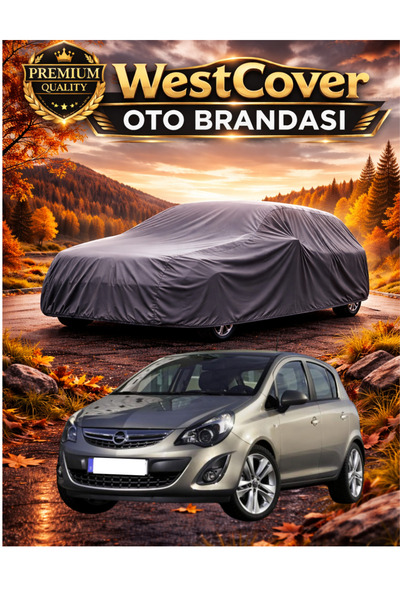 WestCover غطاء سيارة أوبل كورسا دي إتش بي مع حماية من الأشعة فوق البنفسجية مق...