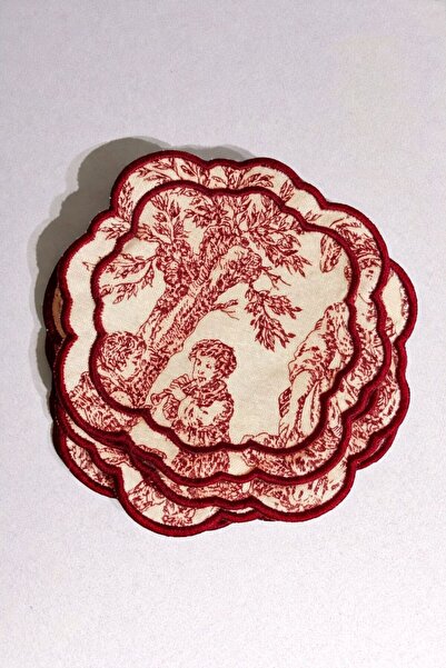 Bugaboo Sunumluk Kokteyl Peçetesi 6 Parça (kırmızı)