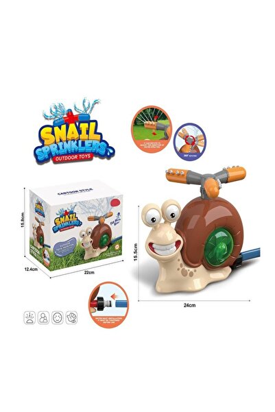 OEM Jucărie de aspersoare de grădină pentru copii, model de melc vesel, rotaț...