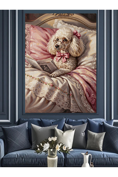 KanvasSepeti Stând în pat Pictură în ulei de înaltă calitate texturat Canvas ...